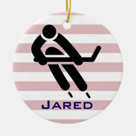 Personlig Ice Hockey Ornament