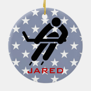 Personlig Ice Hockey Ornament