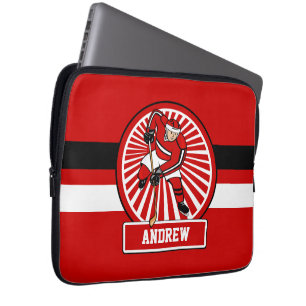 Personlig Ice Hockey Player Laptop Sleeve