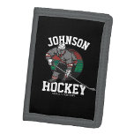 Personlig Ice Hockey Player Team Idrottsman Namn<br><div class="desc">Personlig Ice Hockey Team Player Idrottsman Anpassad design - Anpassa med ditt namn eller Anpassningsbar Text!</div>