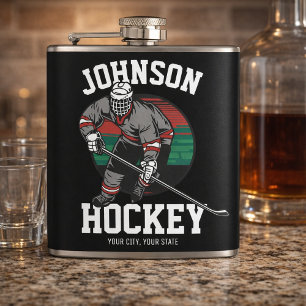 Personlig Ice Hockey Player Team Idrottsman Namn Fickplunta