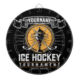 Personlig Ice Hockey Trophy Player Team Game Darttavla