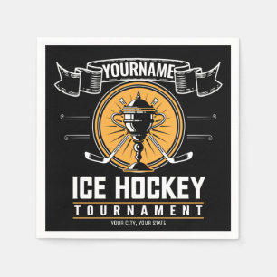 Personlig Ice Hockey Trophy Player Team Game Pappersservett
