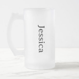 Personlig Iced Coffee Kopp, Anpassningsbar Beer Ca Frostat Ölglas