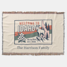 Personlig Idaho-kastfilt Filt