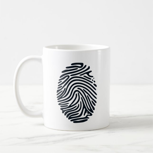 personlig identitet kaffemugg (Vänster)