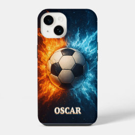 Personlig idrott/fotboll iPhone 14-fodral