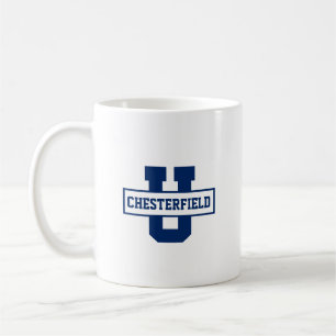 Personlig idrottslag i monogrammall T-Shirt Kaffemugg