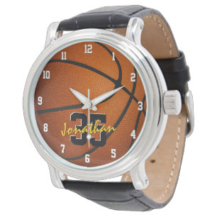 personlig idrottsman namn jersey-basketboll armbandsur