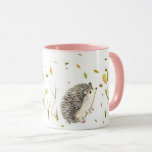 Personlig igelkott mugg<br><div class="desc">En söt designillustration med hedgehog illustration,  en perfekt funktionell gåva till hedgehog älskare. Klicka på Redigera design eller Anpassa om du vill lägga till namn eller personligt meddelande för att göra det ännu mer unikt och speciellt.</div>
