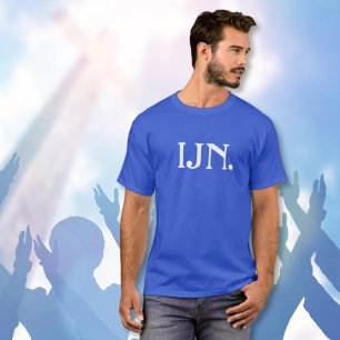 Personlig "IJN" i Jesus Namn T-shirt