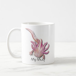 Personlig Illustrated Albino Axolotl Kaffemugg
