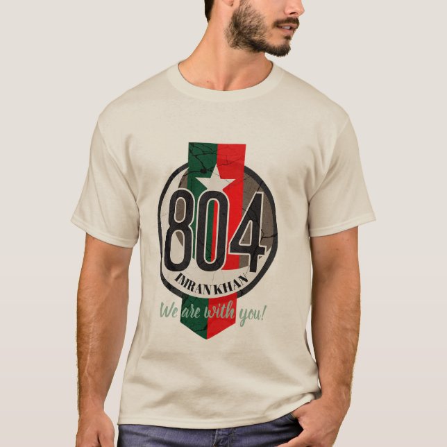 Personlig Imran Khan 804 Shirt - Anpassat namn Tee (Framsida)
