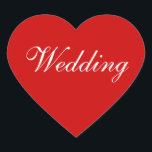 Personlig Inbjudan Balloon Red Hjärtformat Klistermärke<br><div class="desc">Färg matchande Ballon Red Designer Bröllop Balloon Red and White Inkuvert Stickers (Röda och vita invigningsskåp för ballongen) - Kontrollerar ditt eget engagerade dam regelbundet följande: Vad är några idéer från trendiget bröllop sälar frimärke? Dessa grundläggande och anpassningsbara Snyggt Sälar för Bröllop Ballon Red and White-kom ger en underbar matchning...</div>