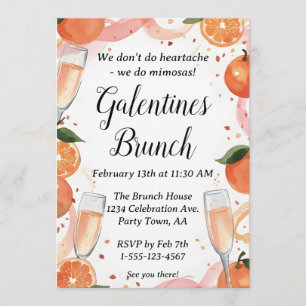 Personlig inbjudan till Galentine Mimosa Brunch-fe