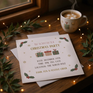 Personlig - inbjudan till julfest
