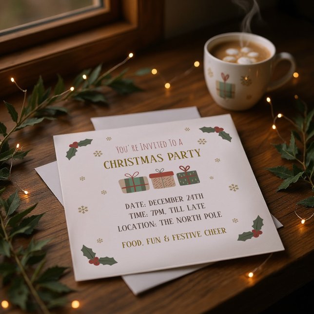 Personlig - inbjudan till julfest (Skapare uppladdad)