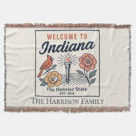 Personlig Indiana-kastfilt Filt