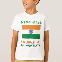 Personlig Indiens Flagga Present Pojkar