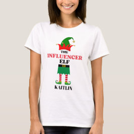 Personlig Influencer Elf T Shirt