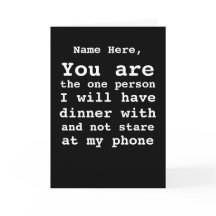 Personlig Inga Mobila Valentineser för  middagsdat