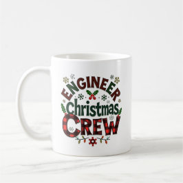 Personlig Ingenjör julbesättning Kaffemugg