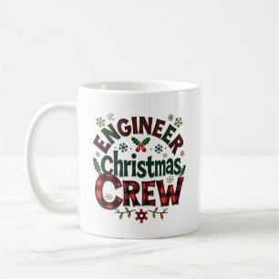 Personlig Ingenjör julbesättning Kaffemugg