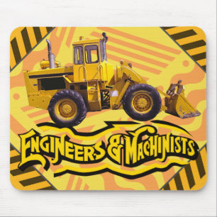 Personlig Ingenjör och Machinister Construction Musmatta