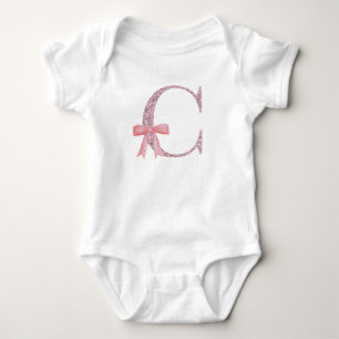 Personlig Initial för flicka ’C’ T Shirt