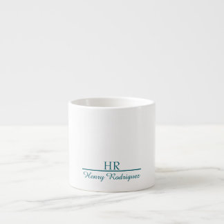 Personlig Initial & Namn Espresso Mugg Espressomugg