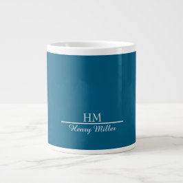 Personlig Initial & Namn Espresso Mugg Jumbo Mugg