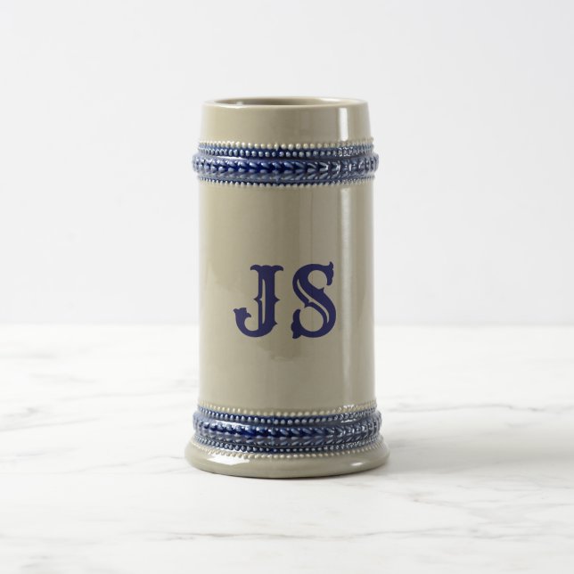 Personlig Initialer Monogrammad Sejdel (Center)