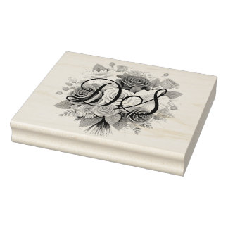 Personlig Initialer och frimärke Stämpel