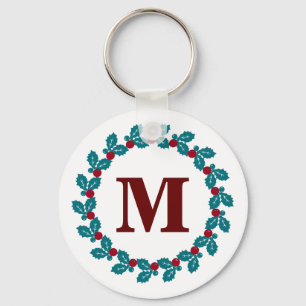 Personlig Inledande skandinaviskt monogram Nyckelring