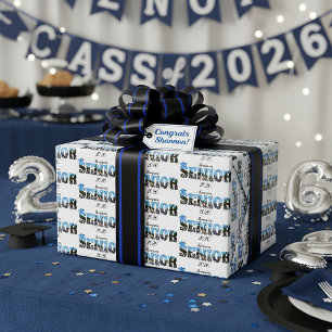 Personlig inramad bild på seniorklass - Inpackning Presentpapper