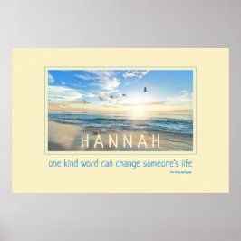 Personlig inspirationsofferter KIND ORD Poster