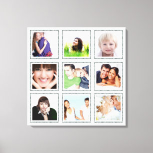 Personlig Instagram-fotocollage Canvastryck
