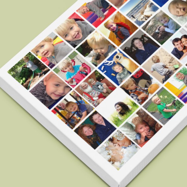 Personlig Instagram-fotocollage Canvastryck (Skapare uppladdad)