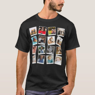 personlig instagram Modern fotokollage T Shirt