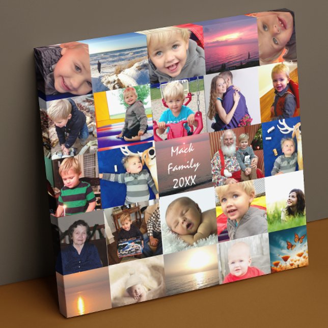 Personlig Instagram Photo Collage Canvastryck (Skapare uppladdad)