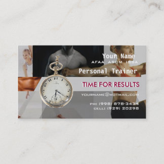 Personlig instruktör visitkort