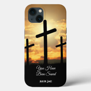Personlig iPhone 13 Fodral Christianity Kor