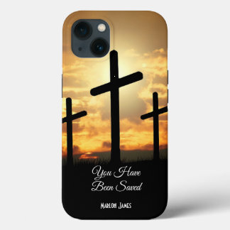 Personlig iPhone 13 Fodral Christianity Kor