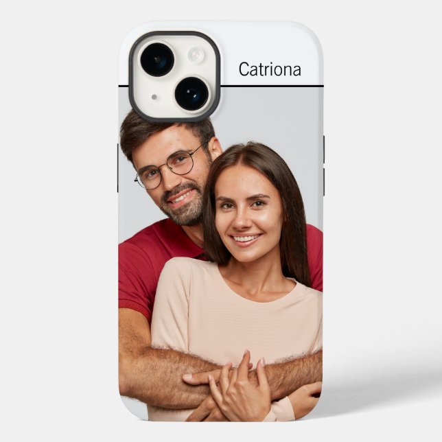 Personlig iPhone 14 Fodral (Baksida)