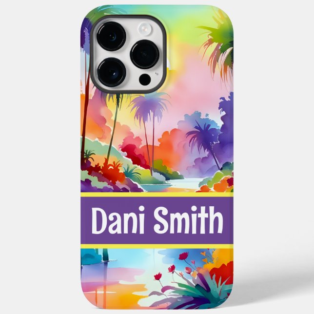 Personlig iPhone 14 Pro Max fodral (Baksida)