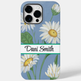 Personlig iPhone 14 Pro Max fodral blommigt