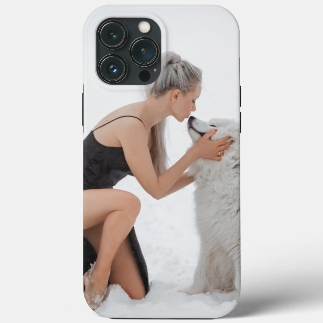 Personlig iPhone-fodral med anpassad bild (Baksida)