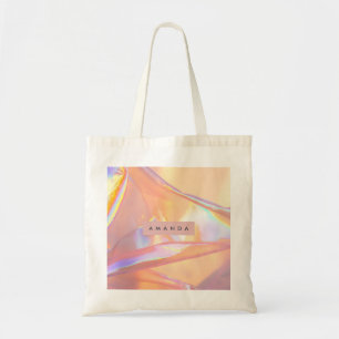 Personlig Iridescent Pastel HoloGrapine Shine Tygkasse