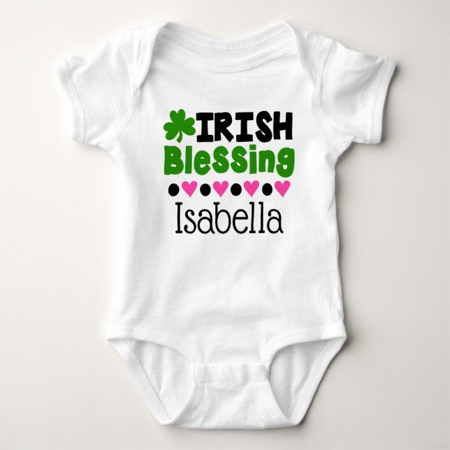 Personlig Irish Bluting St. Patrick's Bodykostym T Shirt (Framsida)