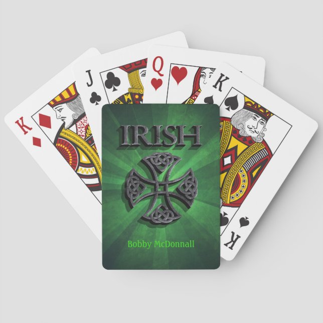 Personlig Irish Celtic Kor Casinokort (Baksidan)
